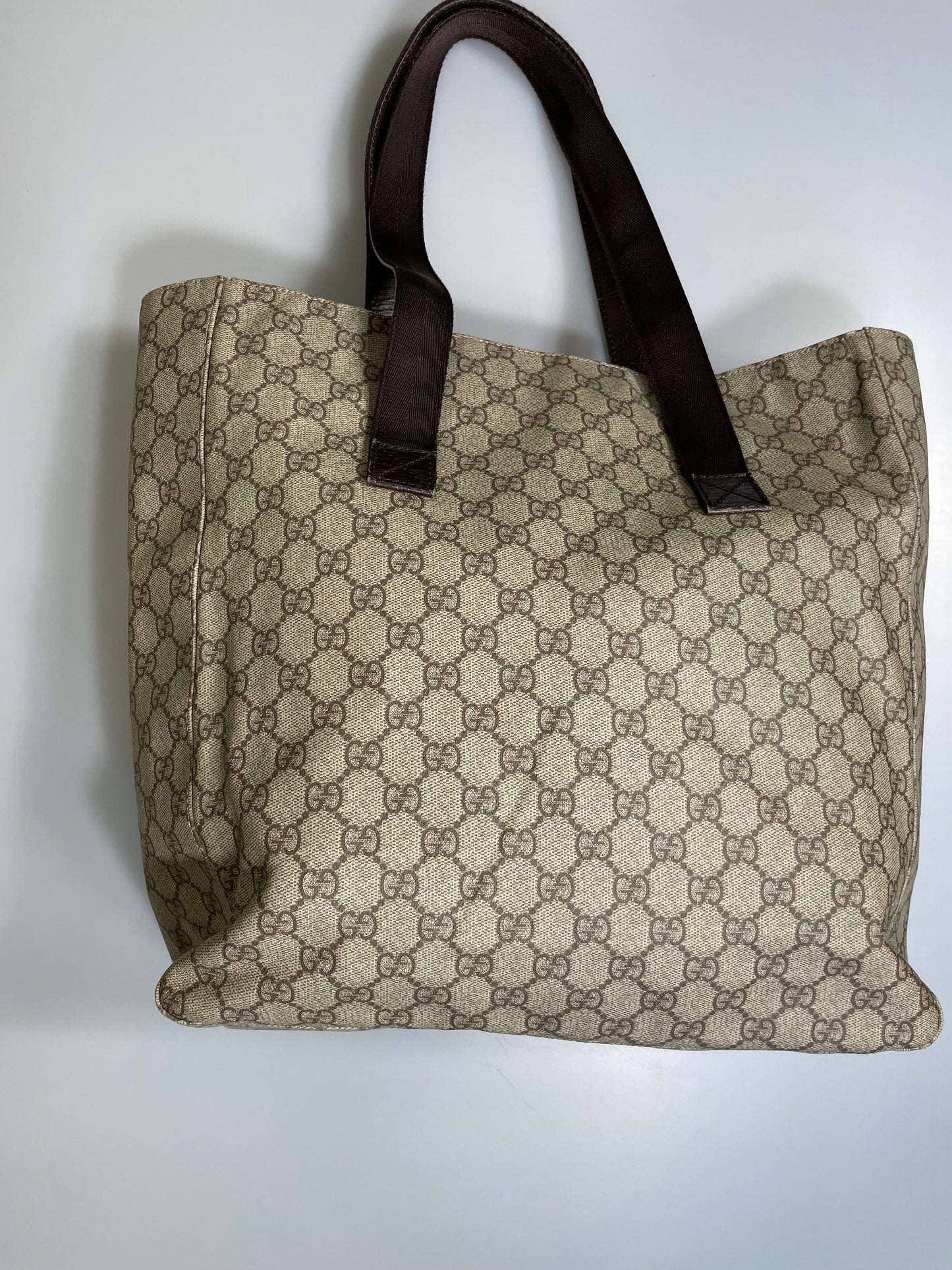 Gucci Double Pocket Canvas Bag