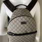 Gucci Small Front Pocket Backpack GG Coated Canvas