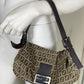 Fendi Zucchino Flap Shoulder Bag