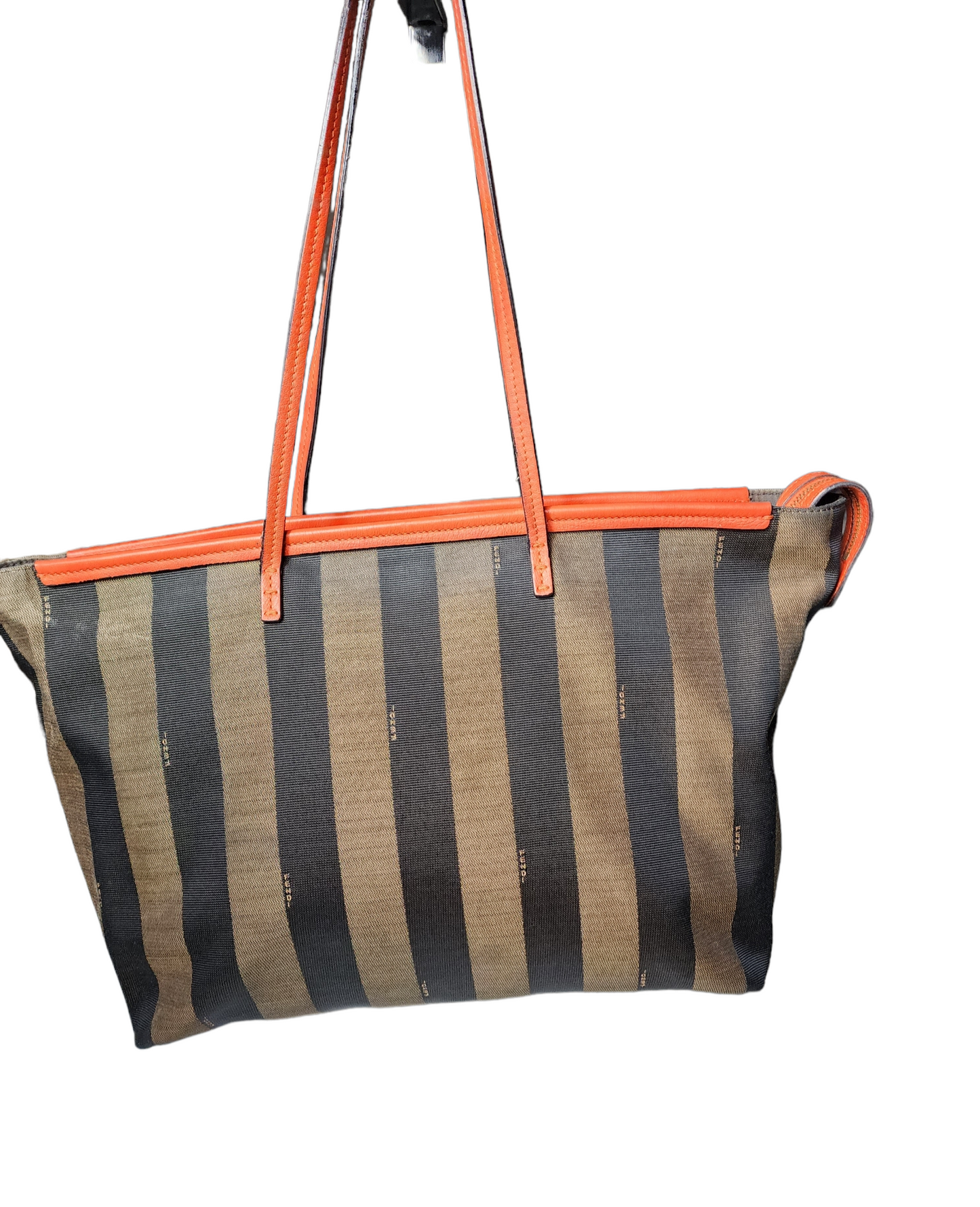 Fendi Pequin Striped Roll Tote Soulora